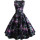 O-Neck Sleeveless A-Line Flower Lovely Vintage Dress